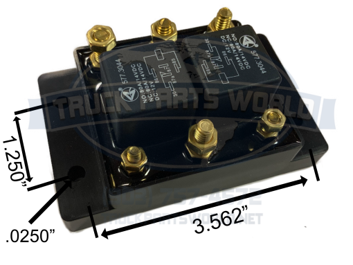 Tarp and Winch Motor Snow Plow - Forward & Reverse Relay Module Six Terminal - Image 2