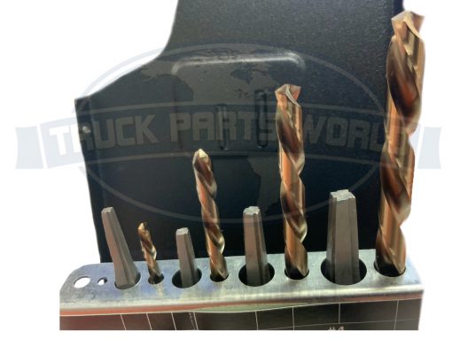 Norseman 8pc Square Extractor & Left Drill bit set USA #70850 - Image 4