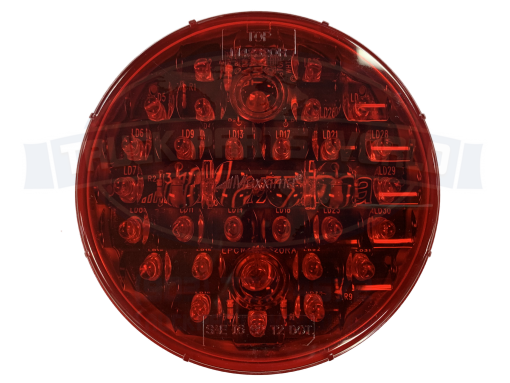 2X Maxxima Red 4" Round Stop Turn Tail Park Light 32 LED STT M42320R KITS - Image 3