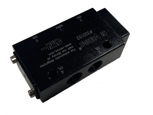 Four-way air pilot spring return valve - Image 2