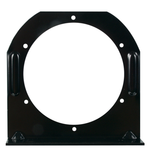 Steel mounting bracket for 4" lights, powder coated, black