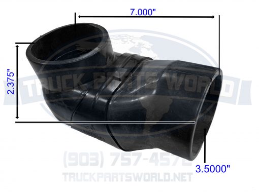 IHC INTERNATIONAL INTAKE RUBBER ELBOW