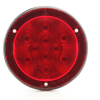 Red stop/turn/tail light with reflex flange, PL-3 connection - Image 3