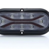 Clear lens red stop/turn/tail light, surface flange mount, PL-3 connection - Image 3