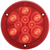 Red stop/turn/tail light with reflex flange, PL-3 connection
