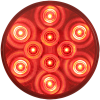 Red stop/turn/tail light, weathertight connection, 12V