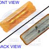 LED THINLINE CLEARANCE LIGHT 1 DIODE AMBER *
