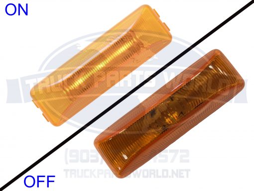 LED THINLINE CLEARANCE LIGHT 1 DIODE AMBER * - Image 3