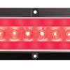 LED TAIL GLOLIGHT FLANGE MOUNT OVAL CLEAR RED - Image 3