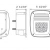 LED GLOLIGHT COMBO S/T/T/BACKUP 36 DIODE - Image 2