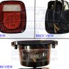 LED GLOLIGHT COMBO S/T/T/BACKUP/LICENCE LIGHT 36 DIODE