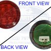 LED TAIL ROUND 10LED W/REFLEX RING RED
