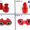 MM46-62418-HT  Engine Mount Kit (Rear) w/Hardware, HT - Image 3