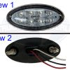 LED SIDE MARKER CLEAR LH & RH PETERBILT