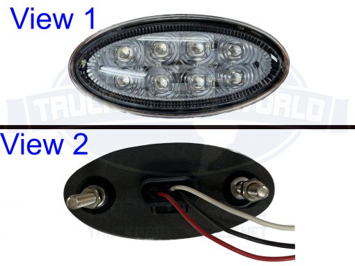 LED SIDE MARKER CLEAR LH & RH PETERBILT