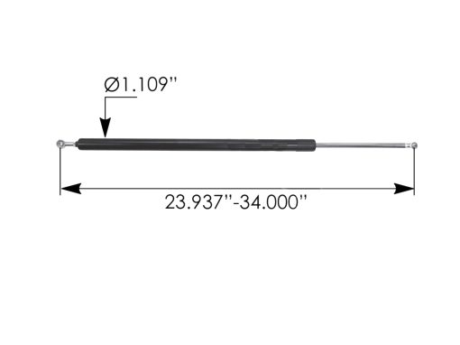 Hood Shock Freightliner A17-19230-000