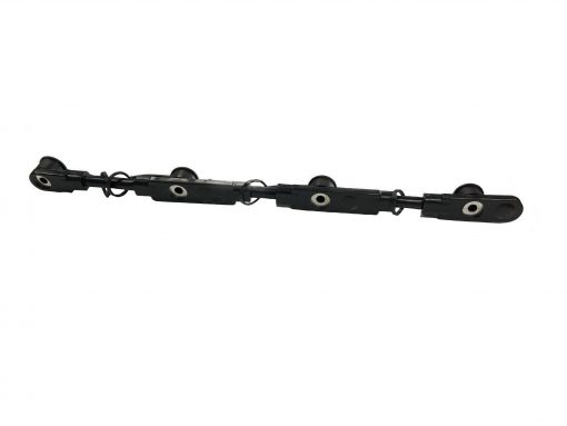 Black Multi-Battery Overmolded Battery Cable Assembly for 4 Battery Setups 04663 - Image 2