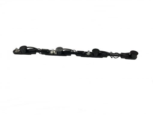 Black Multi-Battery Overmolded Battery Cable Assembly for 4 Battery Setups
