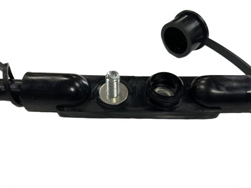 Black Multi-Battery Overmolded Battery Cable Assembly for 4 Battery Setups - Image 5