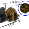 Heavy Duty 50 Amp Rev Rotary Switch - Tarp & Winch Motors 12 volt DC Dump Truck