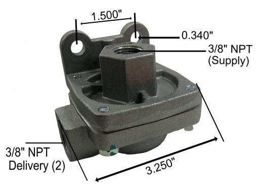 170.229859 Quick Release Valve 3/8in Supply Port - Image 2