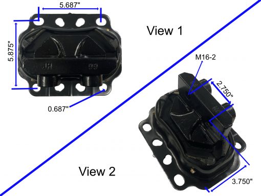 Motor Mount Rear Peterbilt