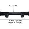 Automann Adjustable and Rigid Torque Arm for Hutch with Bolts and Nuts - Image 2