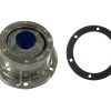 4009, 6 hole hub cap with gasket+side plug Replaces 300-4009