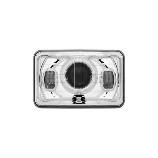 TLED-H92 4" X 6" LED PROJECTOR HEADLIGHT WITH HEATED LENS & OPTIONAL BACKLIT AUXILIARY - LOW BEAM - Image 4