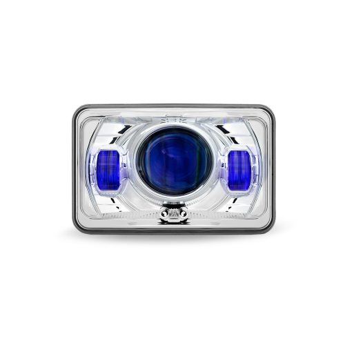 TLED-H91  4" X 6" LED PROJECTOR HEADLIGHT WITH OPTIONAL BACKLIT AUXILIARY - HIGH BEAM - Image 2