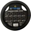 Semi Truck Steering Wheel Cover Large Size 18 Inch Big Rig Trucks Blue/Carbon - Image 2