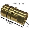 Automann 821.Q5102-20N Quick Disconnect Nipple Wing Type for Mobile Fluid Power - Image 2