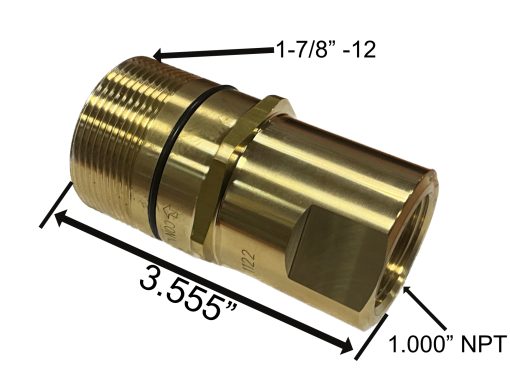 Automann 821.Q5102-20N Quick Disconnect Nipple Wing Type for Mobile Fluid Power - Image 2