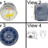 Neway Trailer Airbags Air Bag Spring for Replace Firestone 8204, W01-358-8204