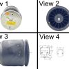 Dayton Air Spring Bag for Freightliner 16-13810-000 & Firestone W01-358-9780