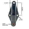 Hanger Aluminum Peterbilt 501.578 M1819 0202311M001 02-02311M001 - Image 2