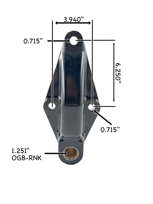 Hanger Aluminum Peterbilt 501.578 M1819 0202311M001 02-02311M001 - Image 2