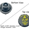 572.2065 - Coolant Reservoir Cap Kenworth PeterbiltKenworth Next Gen T680 Peterbilt Next Gen 579 15 PSI Included on 575.1044 Reservoir