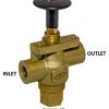 Sealco Hand Valve - Push/ Pull  Three Hole Panel Mount