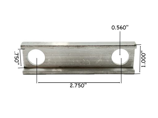 M134702 - Hood Pivot Bolt Lock Channel Peterbilt