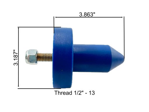 M17402UB - Poly Hood Pin Kenworth