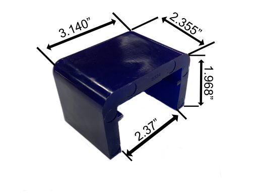 M13353UB - Hood Bumper Poly Peterbilt