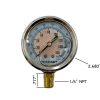 170.1053 - 2.5in Glycerin Press Gauge 0-160PSI Bm