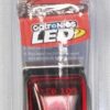 Red marker/clearance light, single wire, self grounding, 6" lead, clam