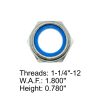 334-192 Elastic Stop Nut 1-1/4in-12