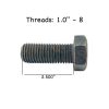 334-209 Cap Screw 1in-8 X 2-1/2in GR5